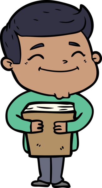 Bir insan tarafından çizilmiş mutlu çizgi film adamı.