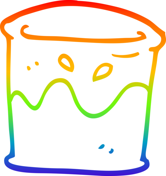 Bir insan tarafından çizilmiş cam bardak bardakta bir çizgi film çizimi.