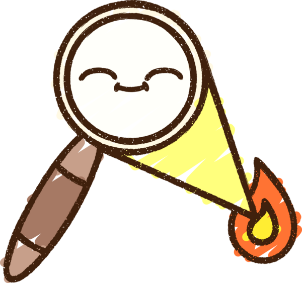 Bir insan tarafından çizilen Büyüteç Tebeşir Çizimi