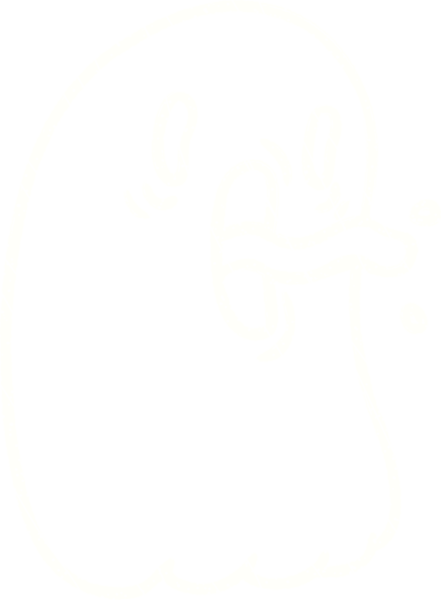 Bir insan tarafından çizilen Hayalet Tebeşir