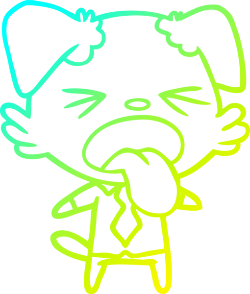 Bir insan tarafından çizilmiş iğrenç bir çizgi film çizimi.