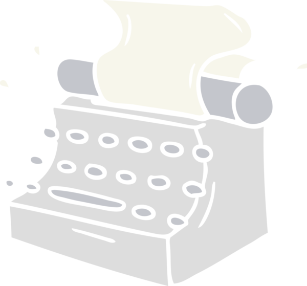 Bir insan tarafından çizilmiş eski moda daktilo karalaması.