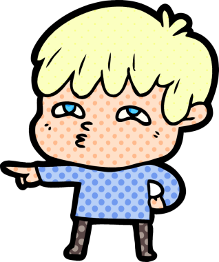 Bir insan tarafından çizilmiş garip bir adam.