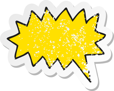 Bir insan tarafından çizilmiş basit bir baloncuk karalama çizgi filminin gerilemiş yapıştırması.