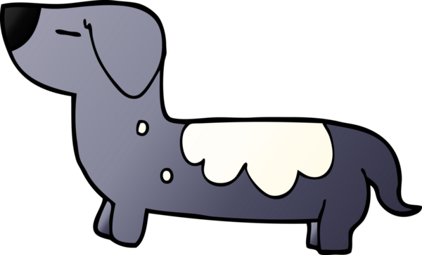 Bir insan tarafından çizilmiş karalama köpeği.