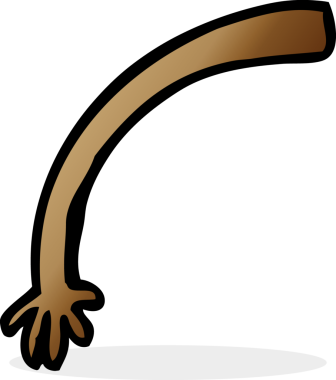 Bir insan tarafından çizilmiş çizgi film kolu