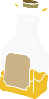 Bir insan tarafından çizilmiş sürahide karalama içeceği.