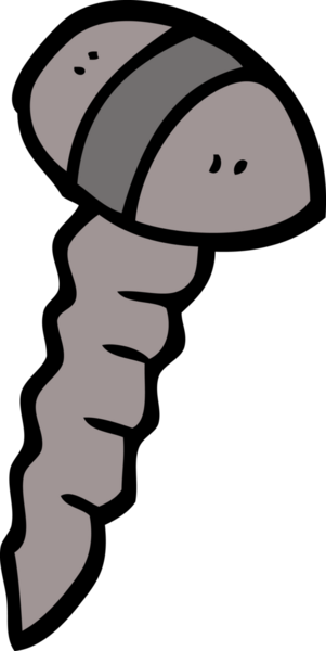 Bir insan tarafından çizilmiş bir vida karalaması.