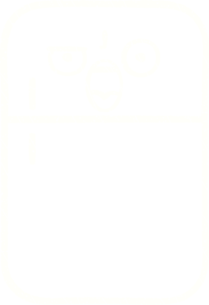 Bir insan tarafından çizilmiş buzdolabı tebeşiri