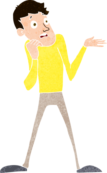 bir insan tarafından çizilmiş sinirli bir adam.