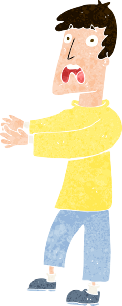 Bir insan tarafından çizilmiş karikatür.