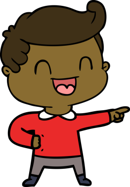 Bir insan tarafından çizilmiş mutlu adam çizgi filmi.