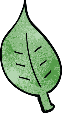 Bir insan tarafından çizilmiş karalama yaprağı.