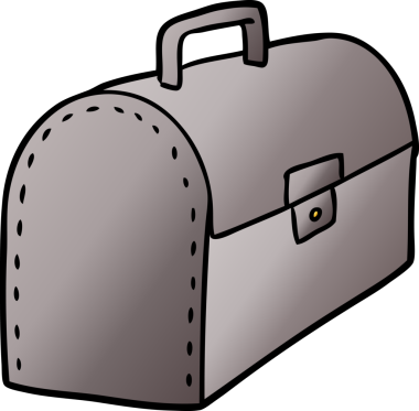 bir insan tarafından çizilmiş çizgi film araç kutusu