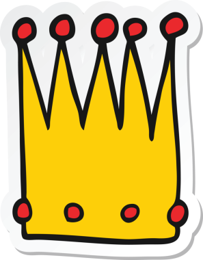 Bir insan tarafından çizilmiş basit bir karikatür etiketi.