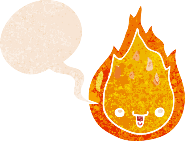 bir insan tarafından çizilmiş grunge ile konuşma balonu ile çizgi film alevi sıkıntılı retro desen