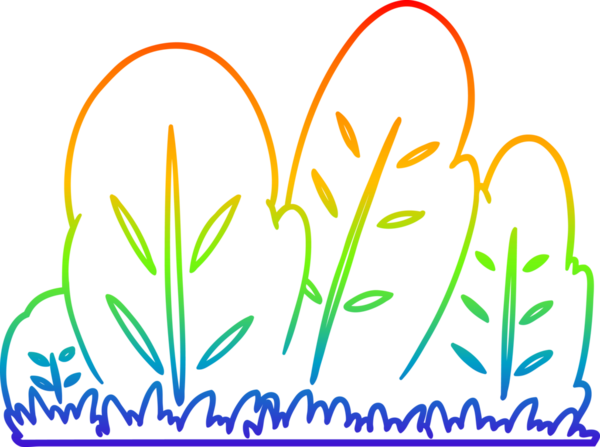 gökkuşağı gradyan çizgi çizimi bir insan tarafından çizilmiş bir çit