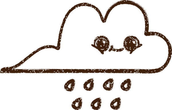 Bir insan tarafından çizilmiş bulut kömürü çizimi