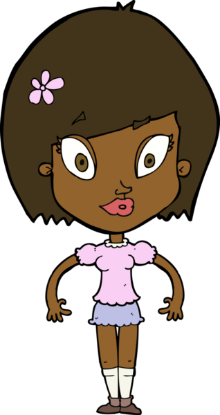 Bir insan tarafından çizilmiş güzel bir kadın.