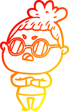 Bir insan tarafından çizilmiş kızgın bir karikatür çizimi.