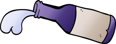 Bir insan tarafından çizilmiş sihirli iksir.