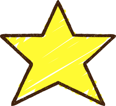 Bir insan tarafından çizilen Yıldız Tebeşiri