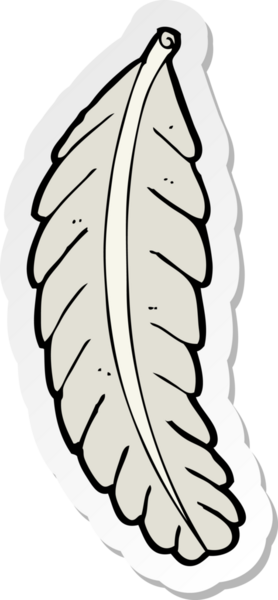 Bir insan tarafından çizilmiş bir karikatür tüyünün çıkartması.