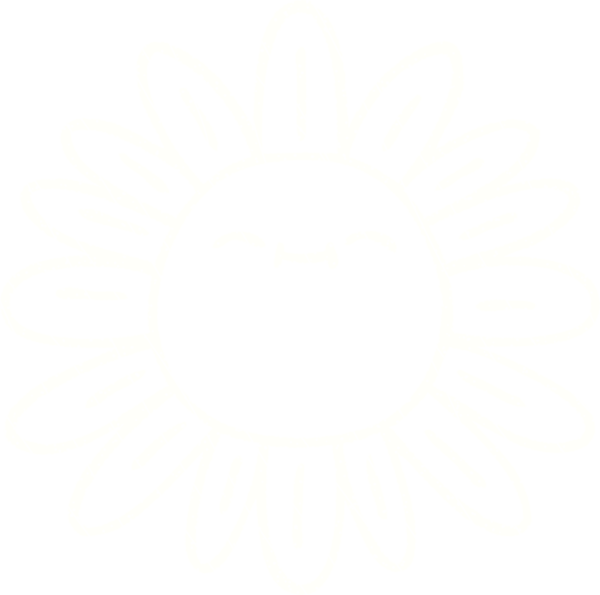 Bir insan tarafından çizilmiş Daisy Çiçeği Tebeşiri