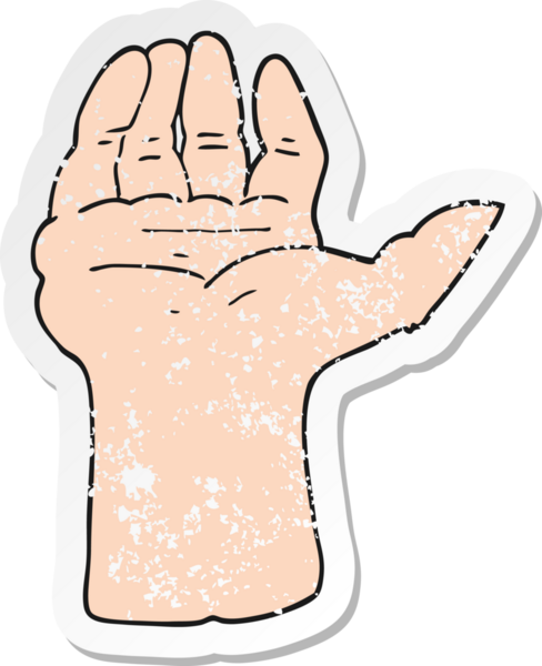 İnsan eliyle çizilmiş bir çizgi filmin gerilimli yapıştırması.