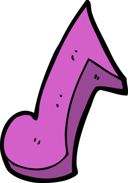 bir insan tarafından çizilmiş karikatür notası