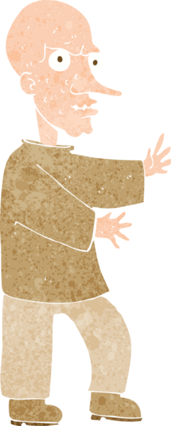 Bir insan tarafından çizilmiş bir karikatür.