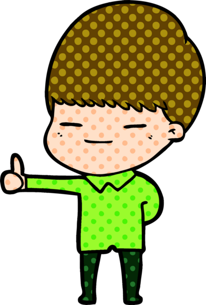 Bir insan tarafından çizilmiş kendini beğenmiş bir çocuk.