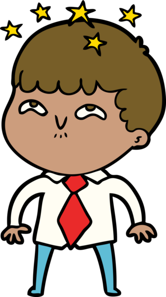 çizgi film bir insan tarafından çizilmiş hayret verici çocuk.