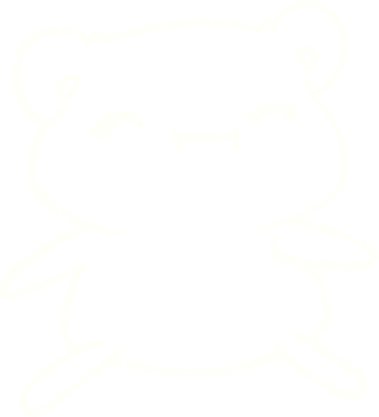 Bir insan tarafından çizilen Ayı Yavrusu Tebeşiri