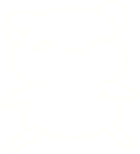 Bir insan tarafından çizilen Ayı Yavrusu Tebeşiri