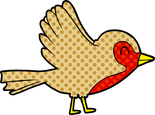 Robin çizgi filmi bir insan tarafından çizildi.