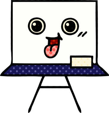 Bir insan tarafından çizilmiş beyaz bir karikatür.