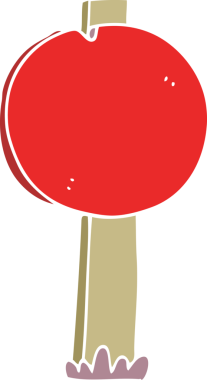 Bir insan tarafından çizilmiş çizgi film çizimi.