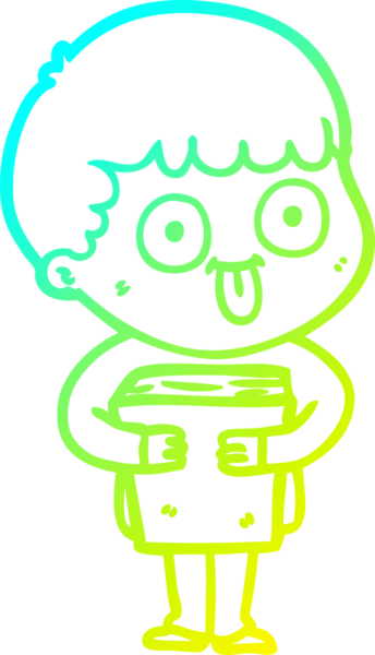 Bir insan tarafından çizilmiş soğuk çizgi çizgi film karakteri.