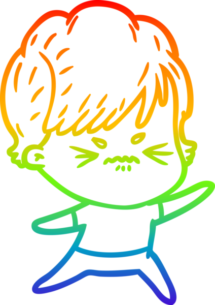 Bir insan tarafından çizilmiş karikatür çizimi.