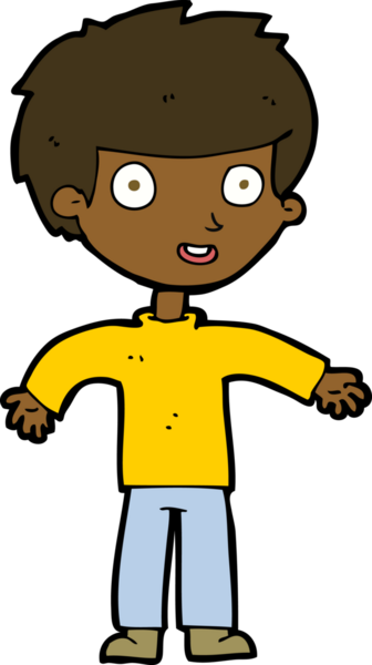 Bir insan tarafından çizilmiş mutlu bir adam.