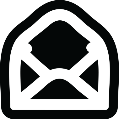 bir insan tarafından çizilmiş zarf harf simgesi