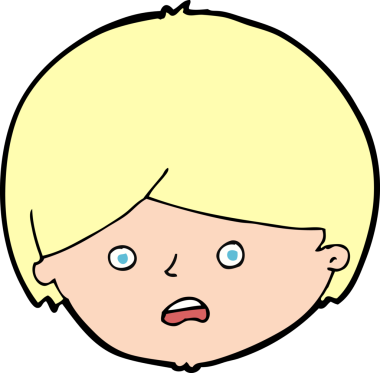 Bir insan tarafından çizilmiş mutsuz çocuk çizgi filmi.