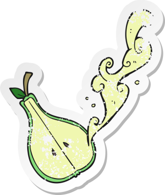 Bir insan tarafından çizilmiş bir karikatürün gerilimli yapıştırması.