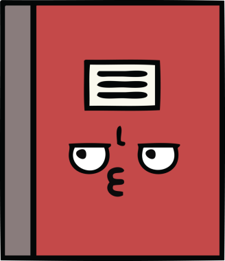 Bir insan tarafından çizilmiş güzel bir defter karikatürü.