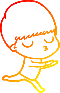 İnsan tarafından çizilmiş bir çizgi film karakteri çizimi.