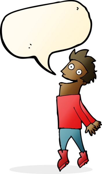 Karikatür sırılsıklam olmuş adam bir insan tarafından çizilmiş konuşma balonuyla uçuyor.