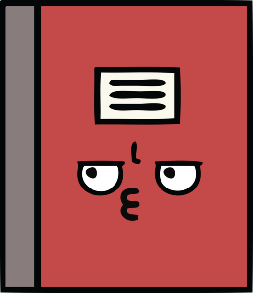 Bir insan tarafından çizilmiş güzel bir defter karikatürü.