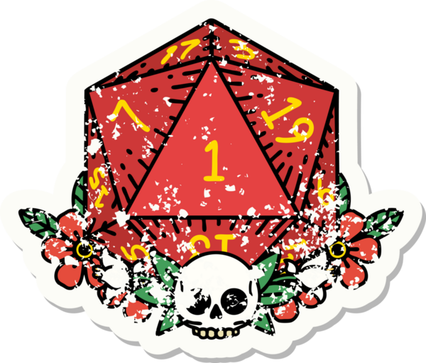 Doğal bir zarın grunge sticker 'ı bir insan tarafından çizilmiş çiçek elementleriyle yuvarlanıyor.