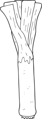 Bir insan tarafından çizilmiş siyah beyaz bir çizgi film.